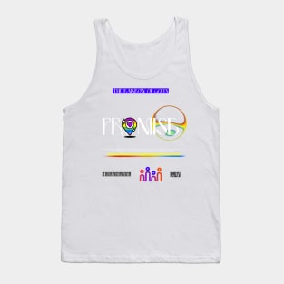 Rainbow Of God Transparent Tank Top